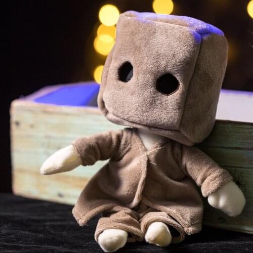 Game Little Nightmares II Box Man Toy Cute Soft Stuffed Doll Plush Toys Nice Gift Size 25cm