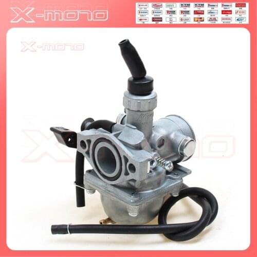 Mikuni VM16 19mm PZ19 Carb Hand Choke Carburetor For CR XR50 CRF50 CRF70 50cc 70cc 90cc 110cc ATV Dirt Bike
