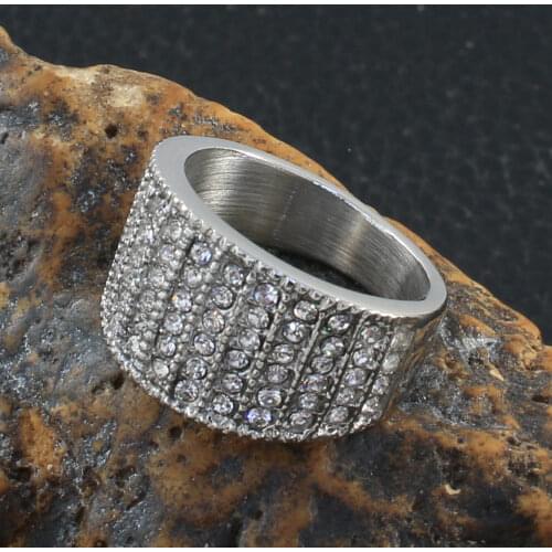 Stainless Steel Ring Jewelry Silver Color Wholesale For Women Fashion Gift Newest Bijoux En Acier Inoxydable Femme RBJKAWBI