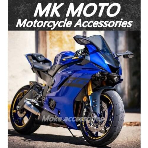 Motorcycle Fairings Kit Fit For Yzf R6 2017 2018 2019 Bodywork Set High Quality ABS Injection NEW black+blue 2