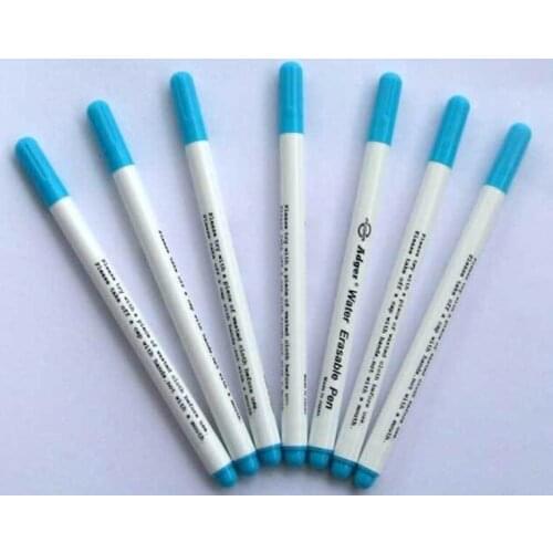 50sets/lot 12pcs/set Air Water Erasable Pen/ Fabric Marker/ Temporary Marking/ Auto-Vanishing Pen for Cloth random color