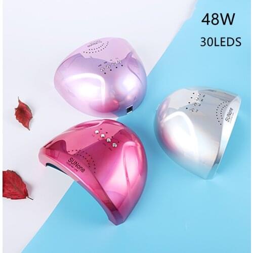 48W UV LED Nail Lamp with 30 Pcs Leds For Curing Gel Nail Dryer Nail Polish Lamp 5/30/60s Auto Sensor Manicure Tools Wholesale