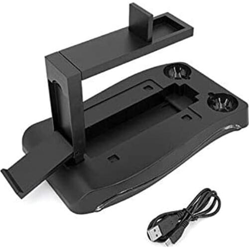 For PSVR Stand Display Stand Game Controller Charger Station for PS Showcase and Move Controller Charging Station