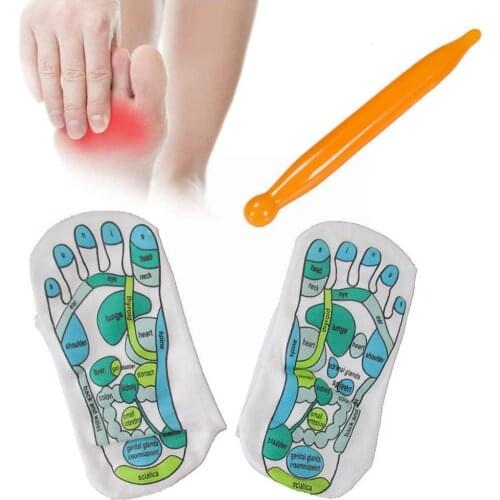Acupressure Reflexology Socks Physiotherapy Massage Socks Point Sock Dropshipping Tired Foot Feet Relieve I8M5 Reflexology U5F0