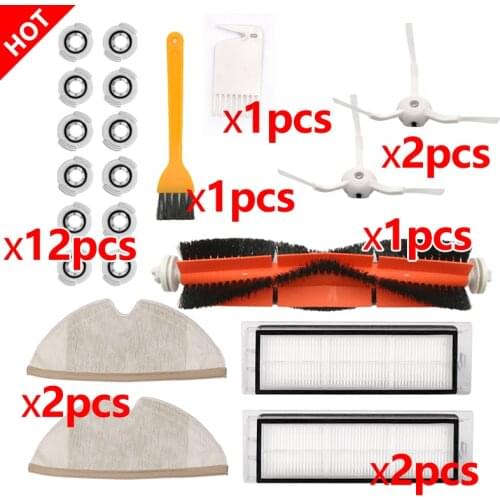Brush mop cloth HEPA filter for Xiaomi Roborock S5 S6 S60 S50 S55 T6 T4 T61 Mijia S1 Xiaowa E25 E35 Vacuum Cleaner Accessories