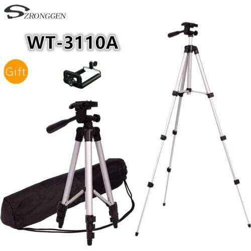 Tripod With 3-Way HeadTripod for Nikon D7100 D90 D3100 DSLR Sony NEX-5N A7S Canon 650D 70D 600D WT-3110A