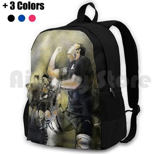 Maori Haka Outdoor Hiking Backpack Riding Climbing Sports Bag Rugby New Zealand Sports Sports Art Maoris Haka Maori Art Miki