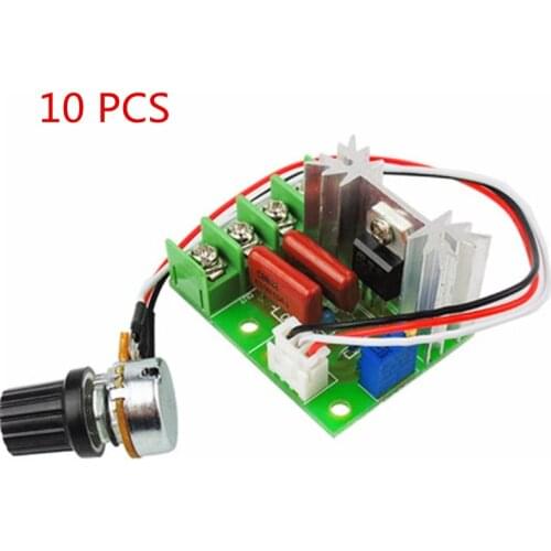 10 PCS AC 220V 2000W Voltage Regulator Dimming Dimmers Motor Speed Controller Thermostat Electronic Voltage Regulator