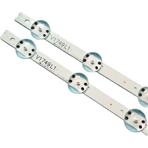 100% New 4pcs/Kit LED strips for LG 49 TV 49UJ651V 49UV340C UB 49UJ6500 UB LC490DGG 6916L 2862A 6916L 2863A V17 49 L1 V17 49 R1