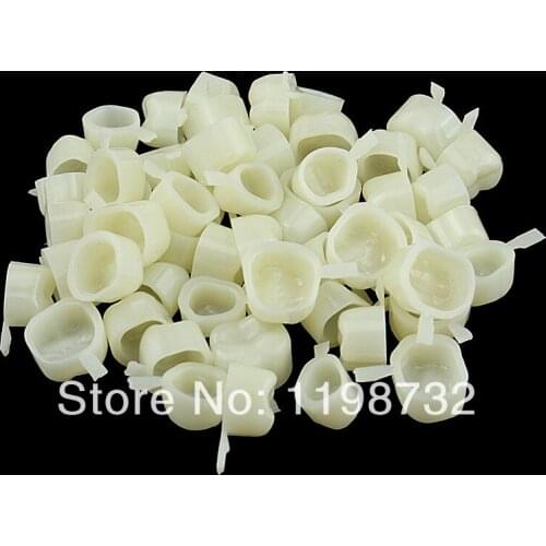 100 Pcs Dental Materials Mixed Type Temporary Crown Molar Posterior Veneer Teeth Dentist Products