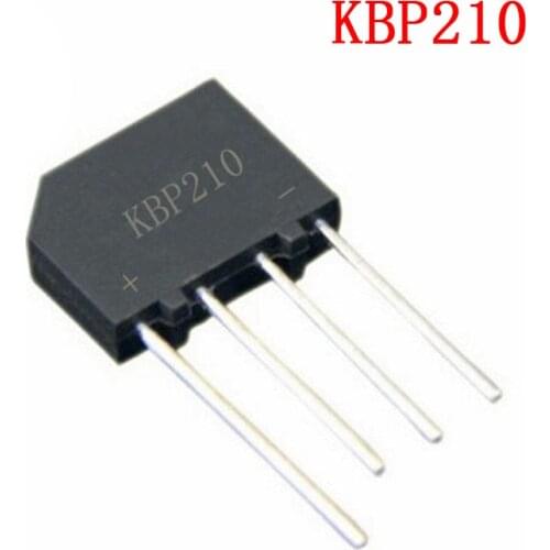 5PCS KBP210 1000V 2A KBP208 KBP206 integrated circuit