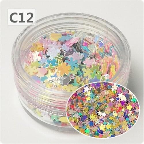 5g Glitter Mix Nail Sequins Mixed Star Heart Plum Letter Flakes Sequins Paillettes For Nails Art Manicure,wedding Decor Confetti