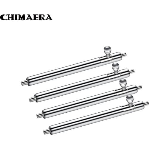 CHIMAERA 4pcs Quick Release Spring Bar Watch Band Pins with Push Button Watchband