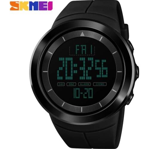 SKMEI Men Sports Watch Data Multifunction Running Watches Digital Stopwatch Watch Alarm Clock Double Countdown Relogio Masculino