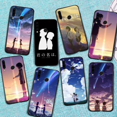 Japanese Anime Your Name Phone Case For Huawei Honor view 7a5.45inch 7c5.7inch 8x 8a 8c 9 9x 10 20 10i 20i lite pro