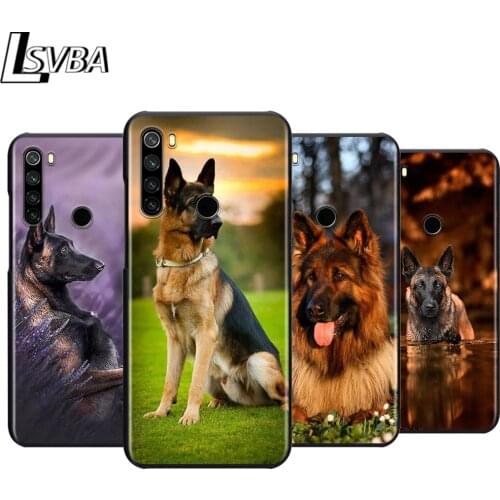 German Shepherd Dog Silicone Phone Case For Xiaomi Redmi Note 9 9S Max 8T 8 7 6 5 Pro 5A 4X 4 Soft Black Cover