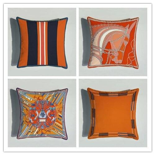 H Cushion Cover Cloud Velet Nordic Jacquard Geometric Cushions Covers Home Decor Throw Pillow Case for Sofa 45*45