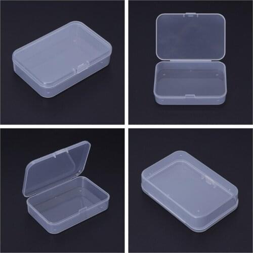 Fishing Box Plastic Transparent Clear Bait Lure Hook Tackle Jig Storage Portable