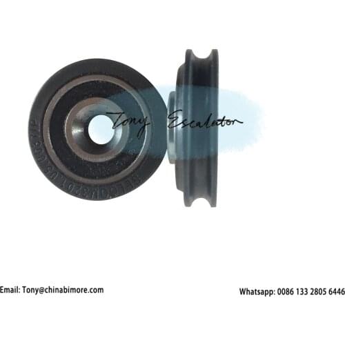 Elevator KOLR011 3201.05.0037/P Door Rope Roller OD45mm W9mm M10