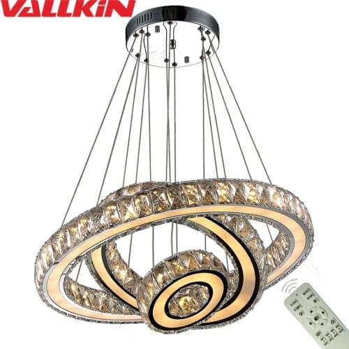 Dimmable Chandelier Indoor LED Crystal Chandeliers Ceiling Fixtures Home Pendant Lamp Pendant Lamp Modern Nordic LED DIY Lamps