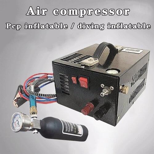 450psi 300bar 30mpa 12v Pcp Air Compressor 12v Miniature Pcp Compressor Including High Pressure Air Compressor Transformer
