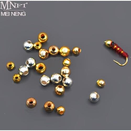 MNFT Wholesale Price 500PCS/LOT 3.2mm Plastic Bead Golden Color Fly Tying Bead Fly Fishing Material Nymph Head Beads