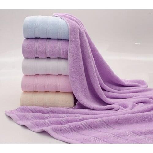 The new bath towel 100% cotton big towel beach towels 70 *140cm for adults