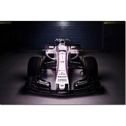 Formula1 Williams FW40 Racing Car Poster DIY Frame Canvas Painting Wall Art Pictures Print For Living Room Home Decor