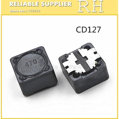 20PCS/lot SMD power inductors CD127 12*12*7MM 2.2UH 3.3UH 4.7UH 6.8UH 10UH 22UH 33UH 47UH 68UH 100UH 150UH 220UH 470UH