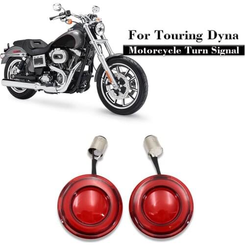Turn Signal Light For Harley Touring Dyna 2002-2017 Sportster XL Motorcycle 1157 Bullet Style LED Front Turn Signal Conversions