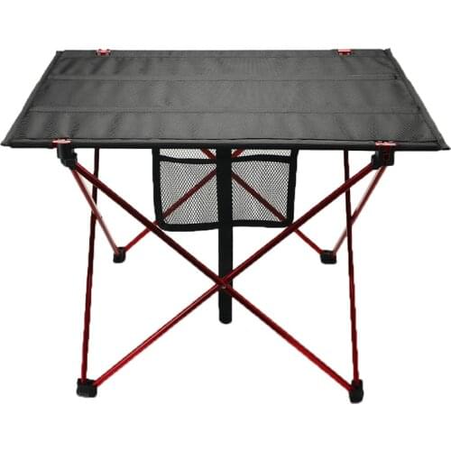 Outdoor Furniture Portable Foldable Table Campismo Camping Tables Picnic 6061 Aluminium Alloy Ultra Light Folding Garden Desk