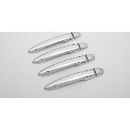 Exterior Chrome Door Handle Cover For Renault Megane MK2 2002-2008 NO Keyholes