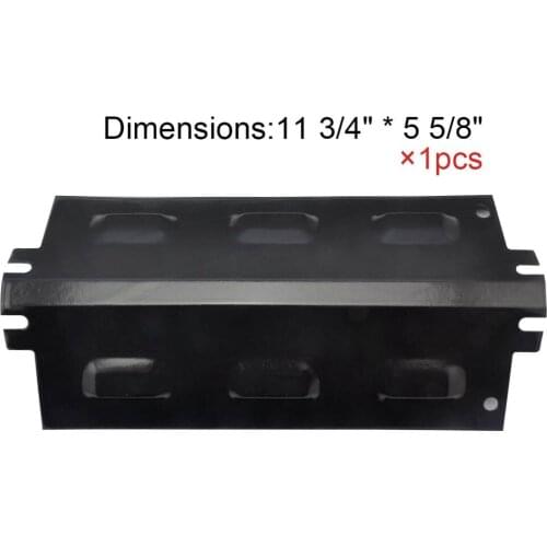 BBQ Parts 94631 Porcelain Steel Heat Shield Replacement Heat Plate for Charbroil, Kenmore & Thermos Gas Grill Models