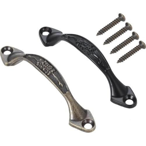 1Pc Antique bronze Cabinet Handle Door Pull 96*17mm vintage jewelry chest wardrobe Hardware Vintage Cabinet Knob