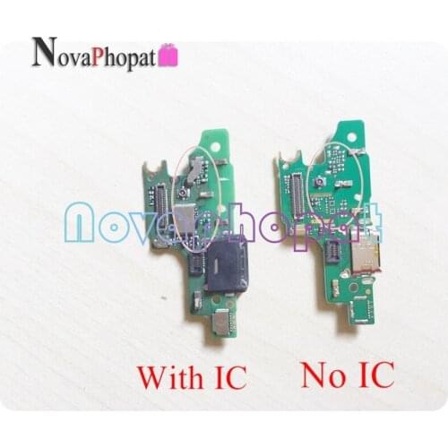 Novaphopat For Huawei Nova Charger Port Board USB Charging Connector Flex Cable Microphone Mic Plug Replacement 10pcs/lot