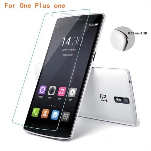 2.5D For OnePlus one Tempered Glass Original 9H Protective Film Explosion-proof Screen Protector for One Plus one 1+1