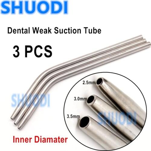 3 pcs Dental Surgical Weak Suction Tube Dental Aspirator Ferguson Frazier Suction TubeSurgical Laboratory Tube