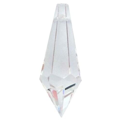 38mm 100pieces Clear Crystal U-drop Pendant Prism Parts For DIY Crystal Garland Wedding Strand