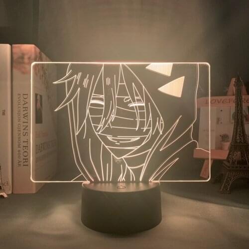 3d Lamp Anime Angel of Slaughter Zack Light for Bedroom Decor Child Kids Birthday Gift Manga Zack Lamp Angel of Slaughter