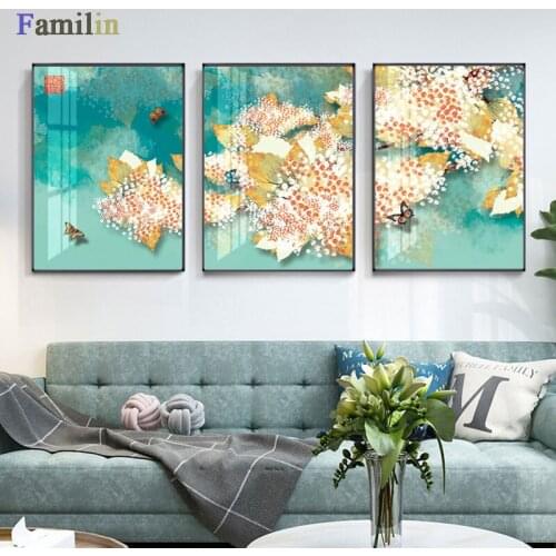 Abstract Modern Simple Fashion Golden Deer Canvas Painting Art Printing Poster Pictures Wall Bedroom Living Room Home Decoration