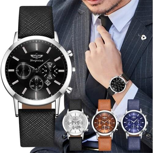 OTOKY Shangmeix fashion simple mens watch 2021 Korean new fashion trend watch round watch design of Nordic minority мужские час