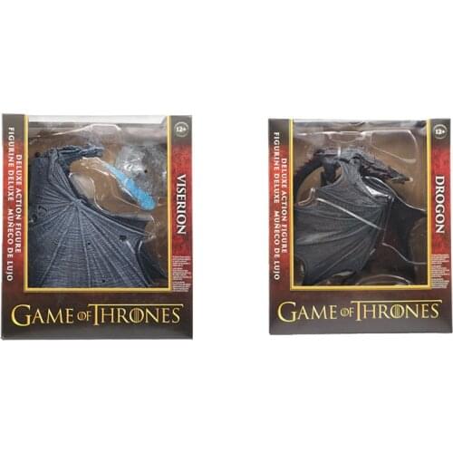 20cm Mcfarlane 'S Ice Dragon Fire Dragon anime figurine wholesale items Statue Figures Action Figure Collectible Model Toy