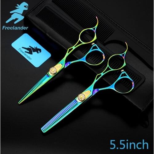 Freelander 5.5 inch selling japan scissors cheap hairdressing scissors hairdresser thinning scissors hairdress
