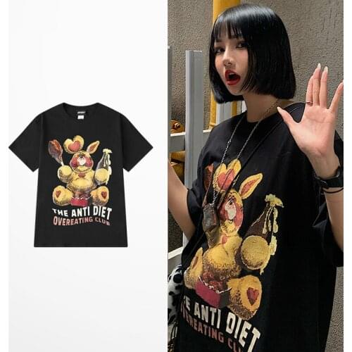 Ulzzang Rock Punk Streetwear T Shirt Men 100% Cotton Retro Hip Hop T Shirts Men And Women High Street Skateboard Retro Top Tee