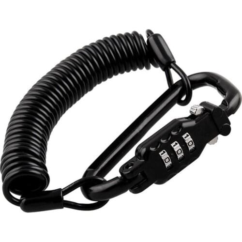 Motorcycle Bicycle Lock Multi-function Wire Lock Telescopic Password Anti-theft Lock Device Combination PIN Locking