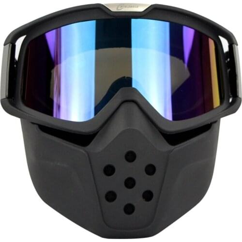 Motocross goggles Motorbike Vintage Helmet Mask Goggle Shark Motorcycle Helmet Shield Visor