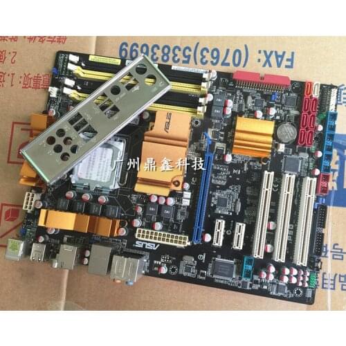 Original motherboard for ASUS P5Q LGA 775 DDR2 boards 16GB SATA2 P45 Desktop motherboard