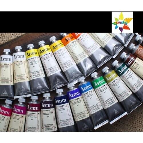 Original Italy Maimeri Artisti Oil colour Strong durability tubular 60ml single 102 colors Self selected Art supplies
