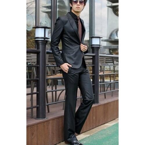 Genuine Slim Slim male suit for men groom ceremony Korean fashion leisure suit