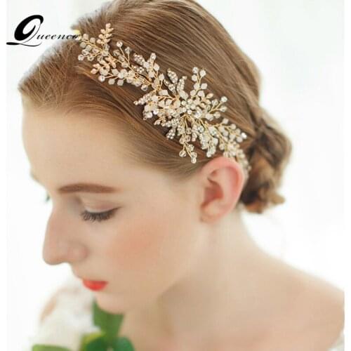 Jewellry Bridal Headband Luxury Wedding Hair Accessories Bridal Headpiece Vintage Handmade Hair Jewelry Ornaments Hairbands